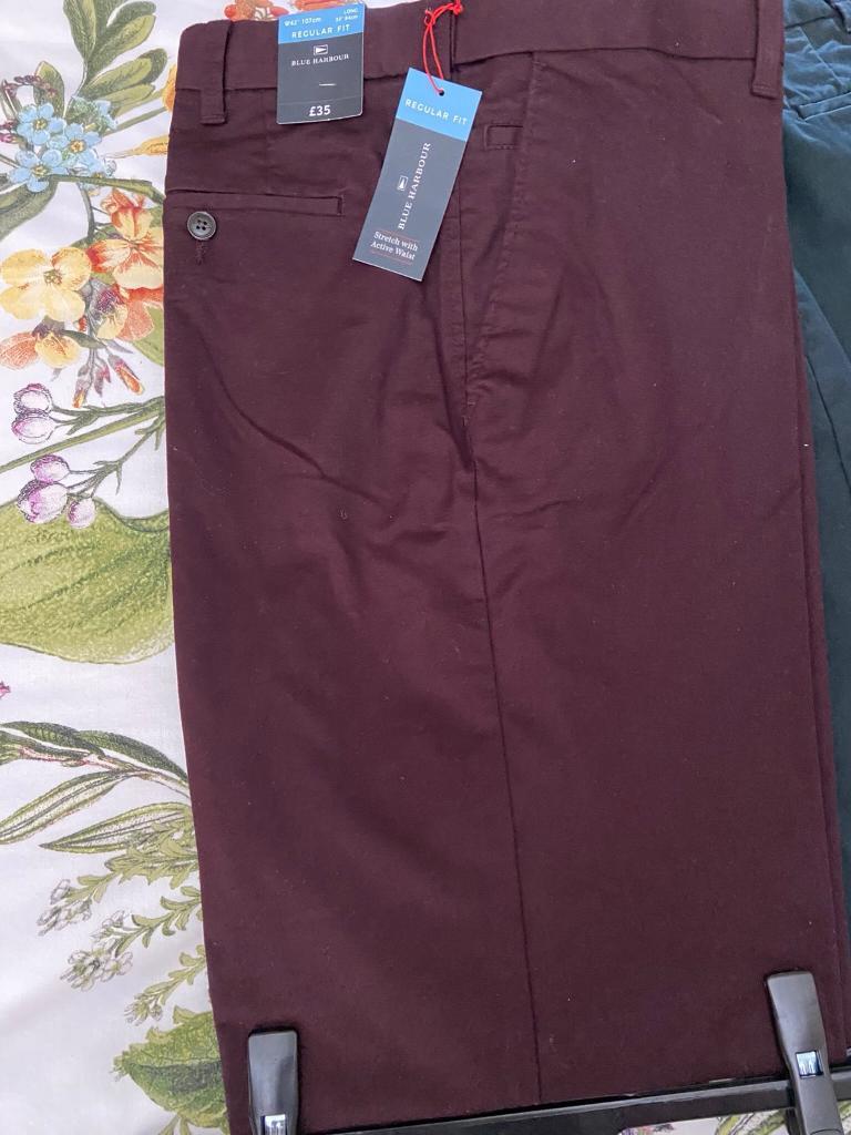 Mens Trousers - (M\u0026S Blue Harbour Range 